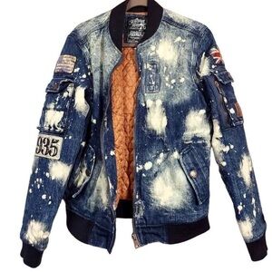 Heritage America Jean 1776 Bleach Jacket XL